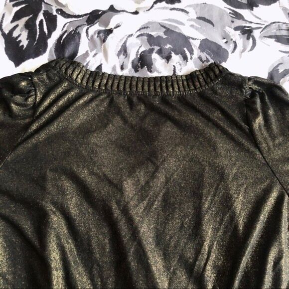 *Jones New York Keyhole Metallic Blouse - Picture 5 of 7